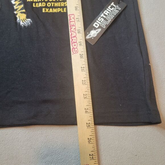 District Planet Black Tokyo Tiger Boy T-shirt Size 14-15 - Picture 4 of 6